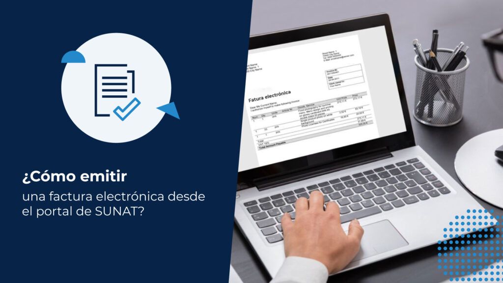 Persona preguntándose cómo emitir una factura electrónica desde el portal de SUNAT
