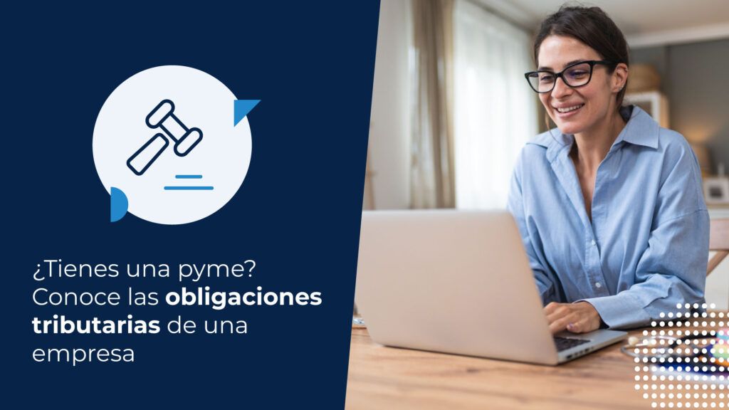 Mujer dueña de una pyme buscando cuáles son las obligaciones tributarias de una empresa